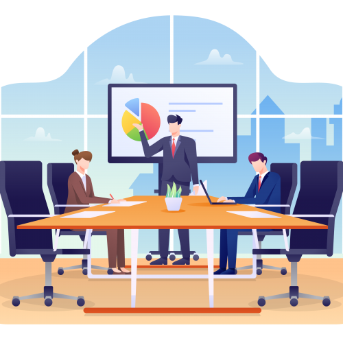 Boardroom illustration